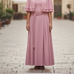 Holy Clothing Demeter Skirt Light PINK Viscose Skirt Small